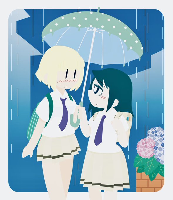 #わたモテ #watamote
イラレでうちもこ再掲 