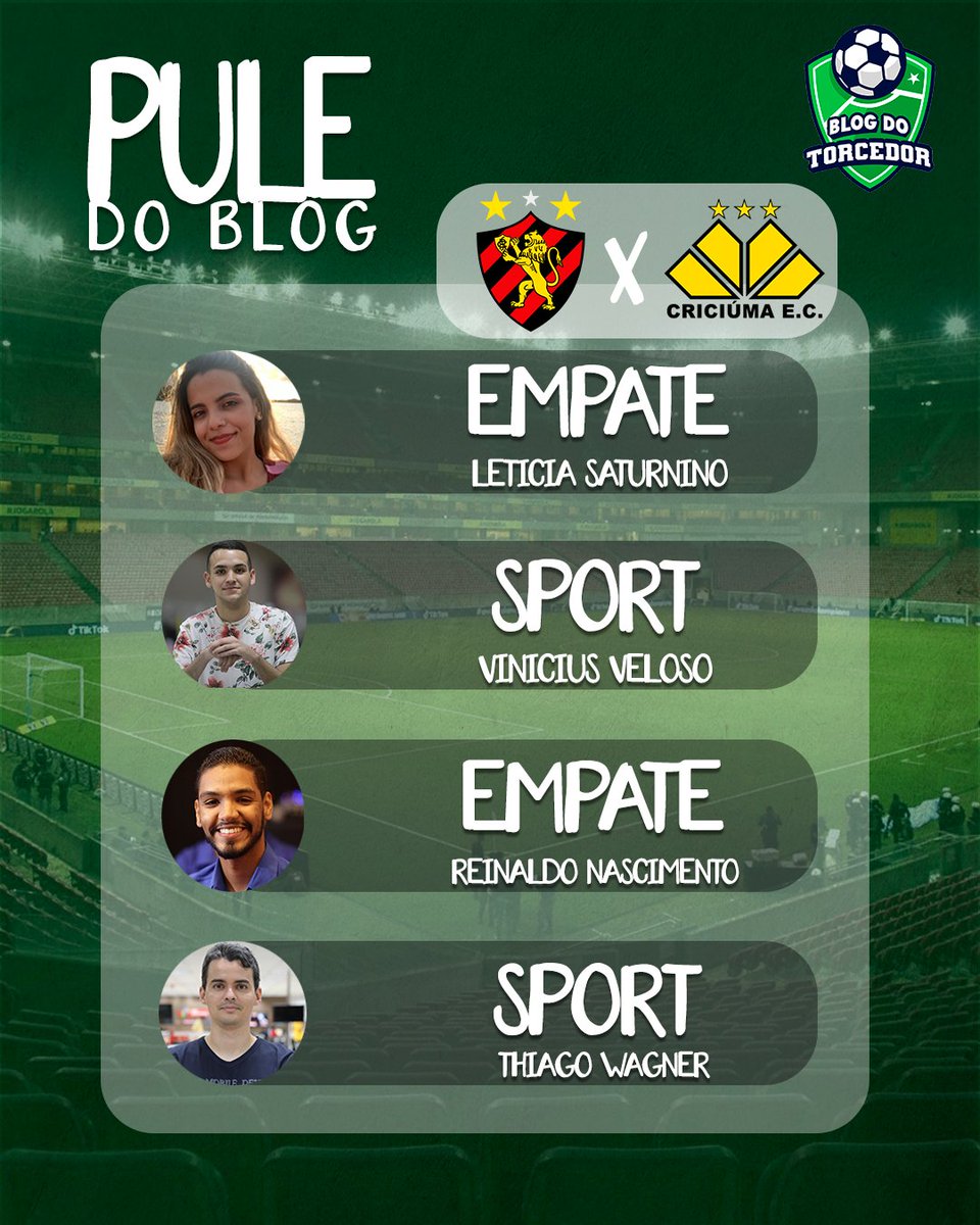 blogdotorcedor's tweet photo. 🦁 DIA DE LEÃO! O Sport vai a campo contra o Criciúma em confronto direto, pelo Campeonato Brasileiro da Série B. E ai, torcedor, confiante no Leão?
#PuledoBlog #futebol #serieb #blogdotorcedor #rn #SPOxCRI https://t.co/RNa2OGT8n0