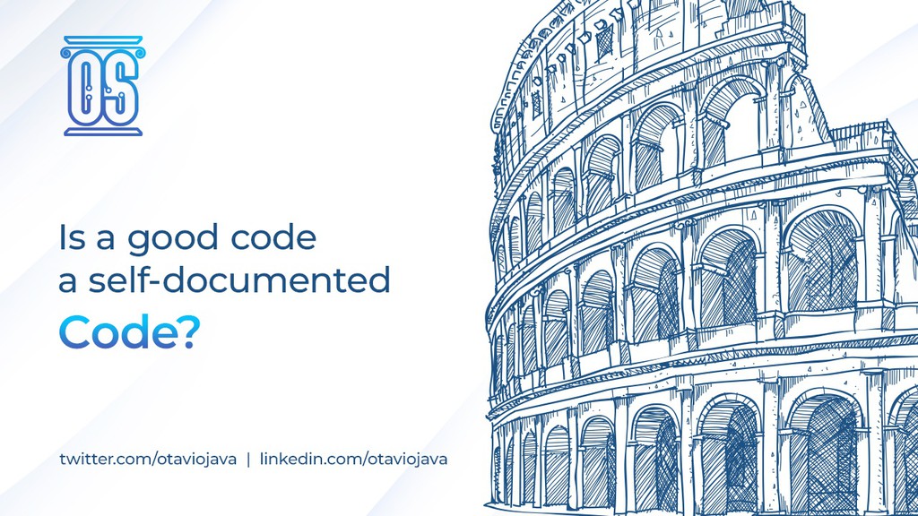 otaviojava's tweet image. It is essential to show significant and famous software that has documentation
Read the full article: Is a good code a self-documented code?
▸ lttr.ai/zSVe
#StaffPlus #CleanCode #WriteCleanCode #WritingGoodCode