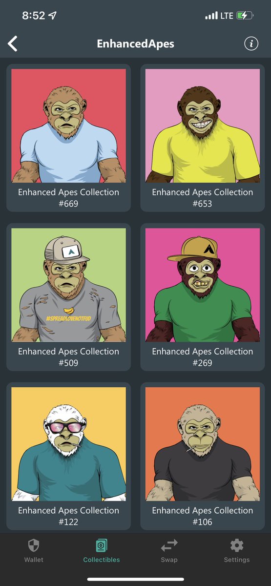 Yooooo the #EnhancedApes are back and on #ETH let’s goooooo!!!!

On the #SafemoonWallet too!! Let’s goooo!!!!!