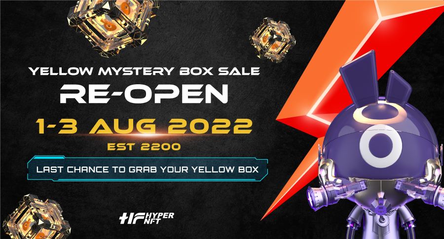 🚨IMPORTANT ANNOUNCEMENT🚨 

Great News to all Pro Node, Node, and fellow members!
 
Due to the high demand for an extension to the Yellow Box sale, we are going to extend this opportunity for another 48 hours from 1st August, 2200 EST to 3rd August, 2200 EST. 

See 🧵below