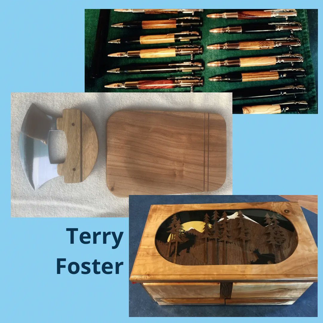 SunriverArtFair's tweet photo. Stop by the Art Fair in a couple weeks to see woodworks by Terry Foster, Joe Glassford, and  Ron &amp; Ellie Purvis🌟 https://t.co/u2r6iKcBhu