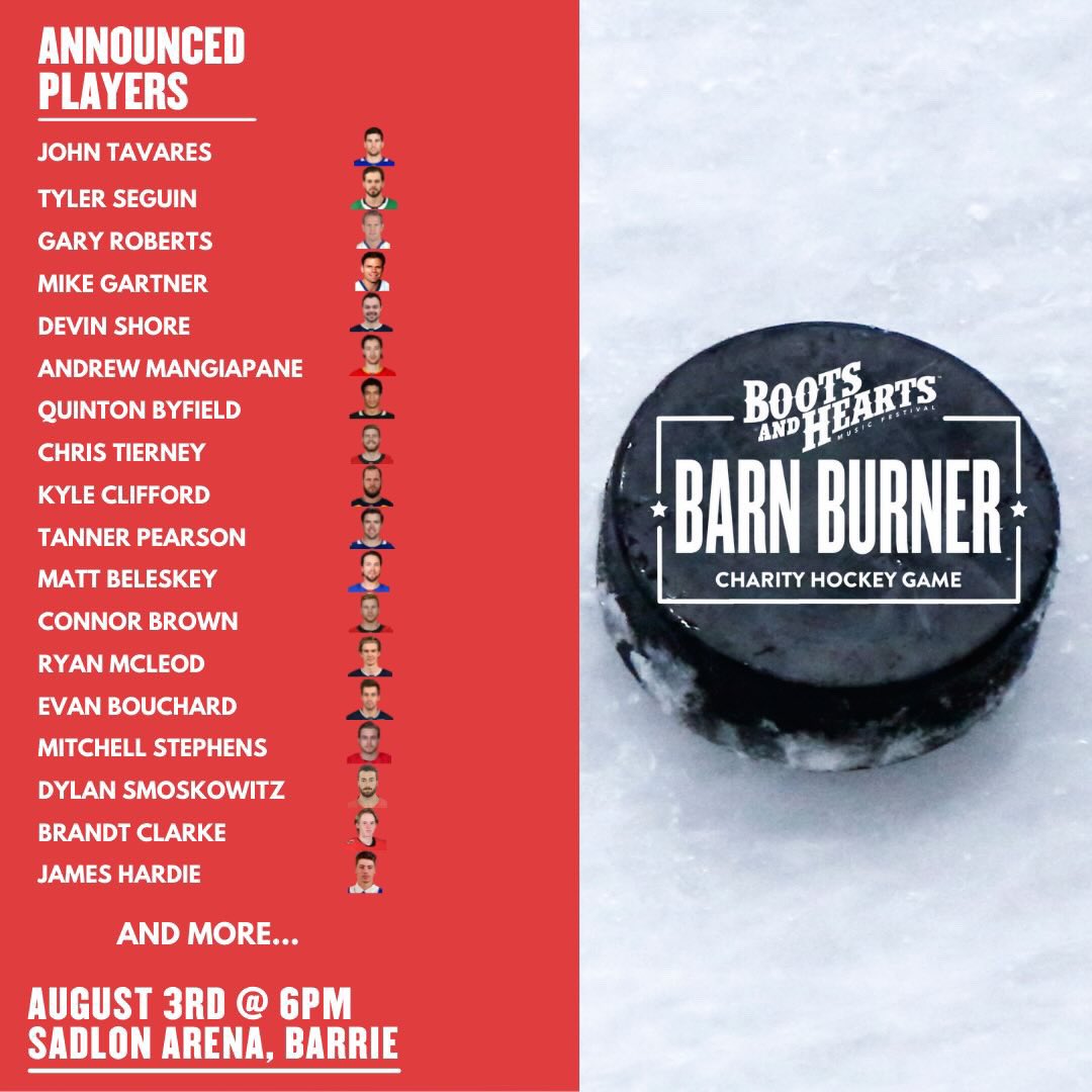 One final reminder of who’s going to be at the game this year… 😳 Hope you got your ticket, we are nearly sold out🏒 Tickets available below ⬇️ secure.ticketpro.ca/?lang=en&aff=b… 📍: Sadlon Arena, Barrie 🗓: Wednesday, Aug. 3rd, 6-9pm #NHLPlayer #Hockey #CharityEvent #CharityMatch