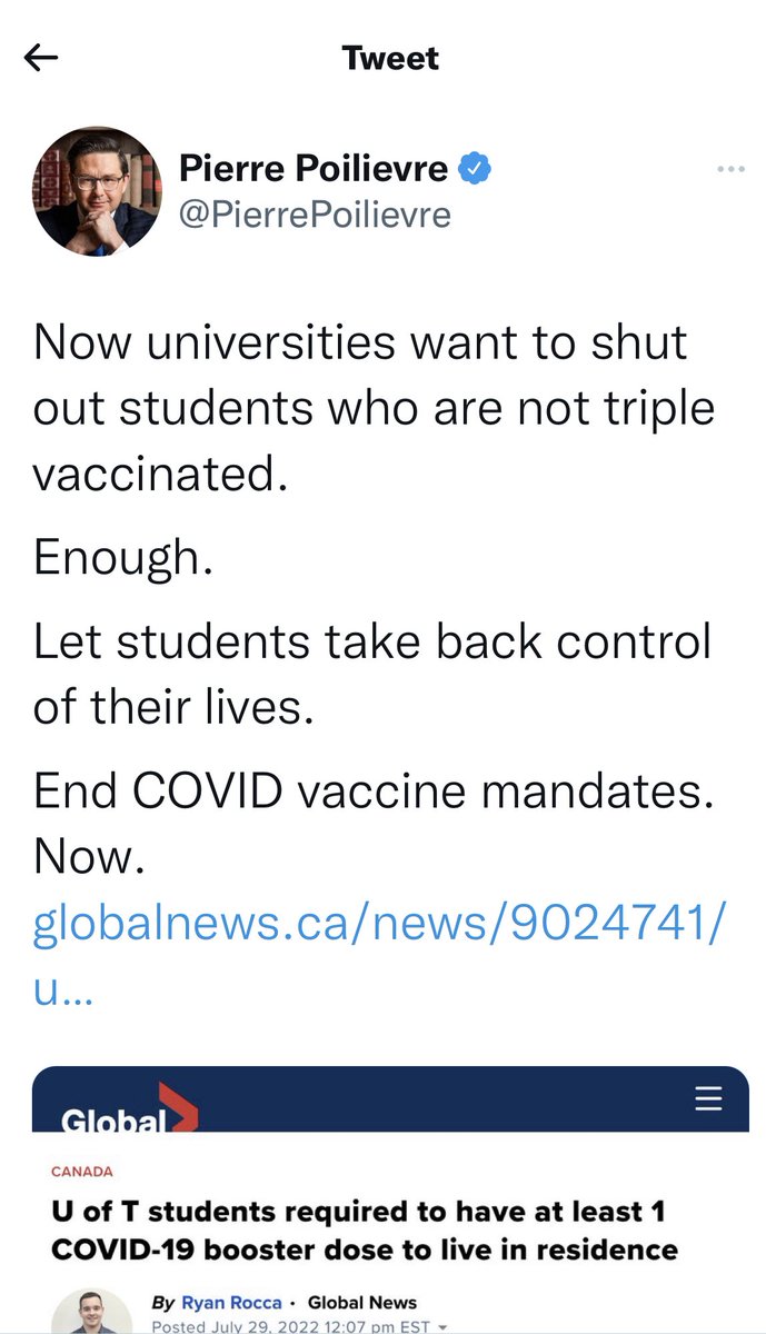 PothisVaran's tweet photo. Pierre: Freedom!!

*private university where no one is obligated to live in residence, or attend at all, announces its own policy for students in residence. 

Pierre: Not like that!!! https://t.co/bVXUNiib2t