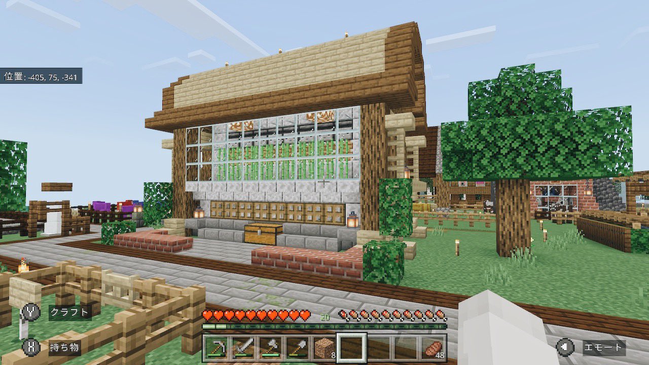 のふちん 最近の建築 全自動サトウキビ畑と豚小屋 マイクラ マイクラ建築 T Co 4g9wymtrhy Twitter