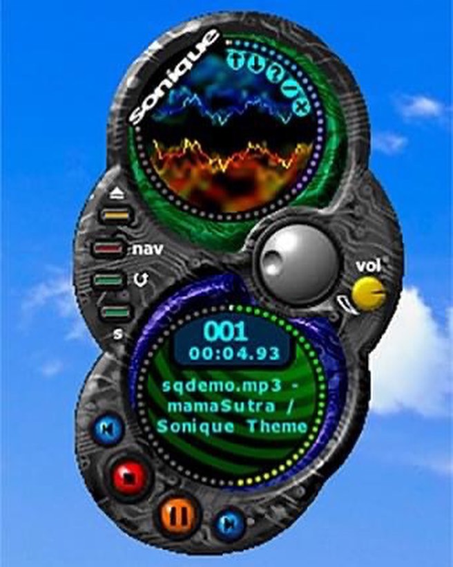 Retro Tech Dreams on Twitter "Sonique media player windows https//t.co/W5E90kAeee" / Twitter