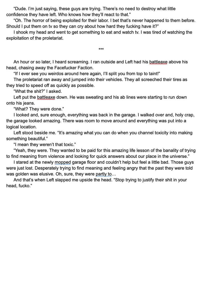 Soundsaboutrig4's tweet photo. The rest.
#hashtag #doublehashtag #livingthathashtaglife #BookTwitter #WritingCommunity #thisbookwillnotbeworthit #burritosmakewritingbetter
#notthatthingyouthinkitis #tripledoghashtag
#hashtagsarefuckingstupid https://t.co/yuHeAzkYGm