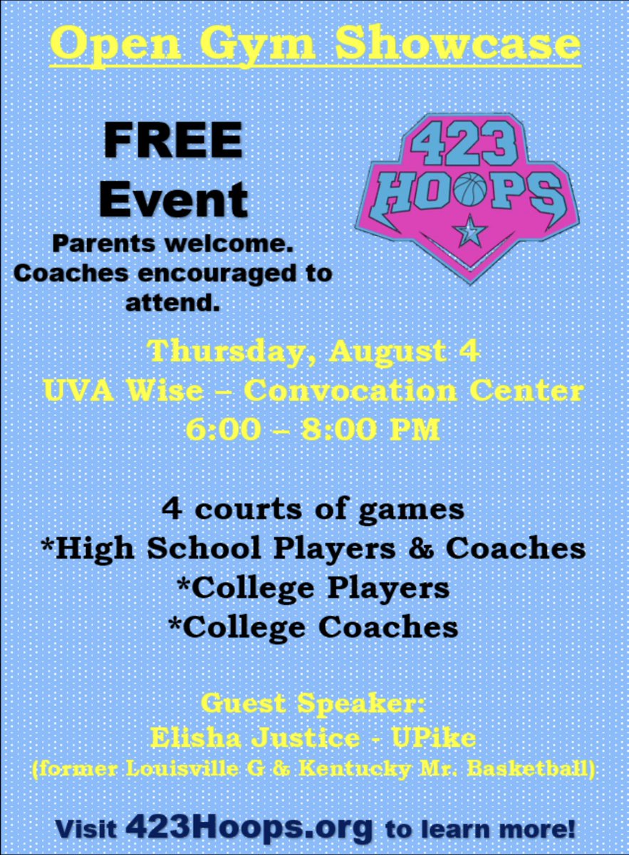 423hoops's tweet image. Players attending the open gym showcase on Thursday. You can help serve the Kentucky region affected by the devastating flooding by bringing much needed supplies. If you want to donate… this is needed. 
1. Water by the gallon (preferred)
2. Bottled water
3. Clorox wipes