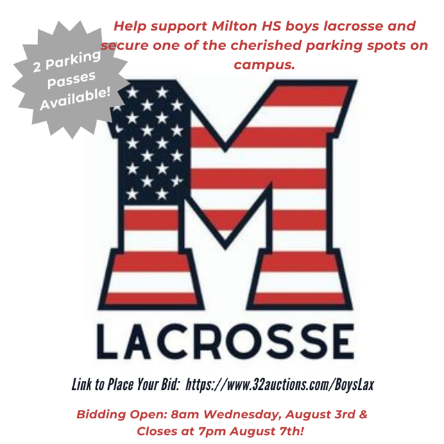 PARKING SPOT AUCTION!