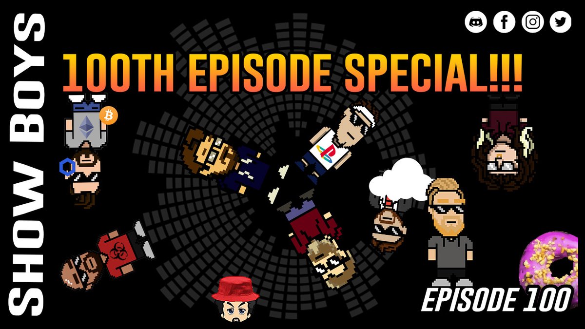 ShowBoysPodcast's tweet photo. This Thursday, 9PM EST
Subscribe on YouTube where you can catch the episode LIVE as well as on Facebook &amp; Twitter!

https://t.co/DpBWk0CfuL

#100thEpisode #Podcast #indiepodcast #Special #ShowBoysPodcast #PixelPeeps #livestream #live #podcasts https://t.co/X0RcDSfVRB