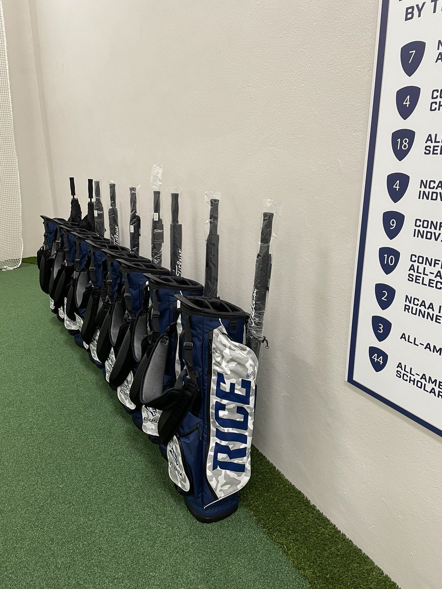 RiceMGolf's tweet photo. It’s almost that time! 21 more days until we back!! #inposition #lockedin #greatspeed #cantlose https://t.co/lv3ZiU3jkX
