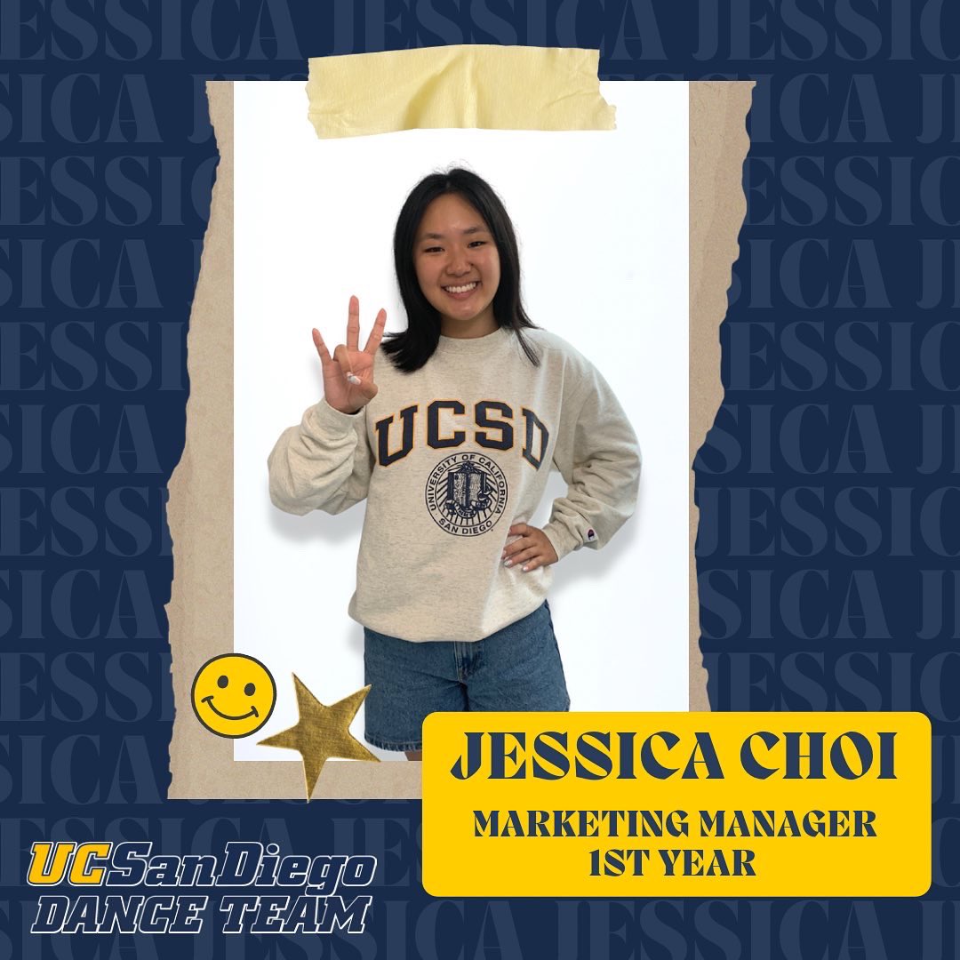UCSDDanceTeam's tweet photo. Meet our Officers!! Kaitlyn, Renee, and Jessica are our Marketing Managers for the 2022-2023 year!!💙💛 https://t.co/2QkzfZH7b7