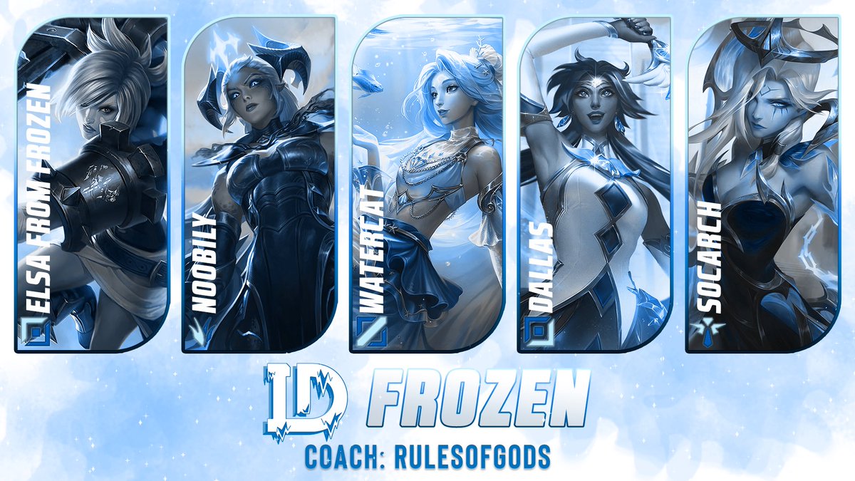 Here’s our lineup for ID Frozen!