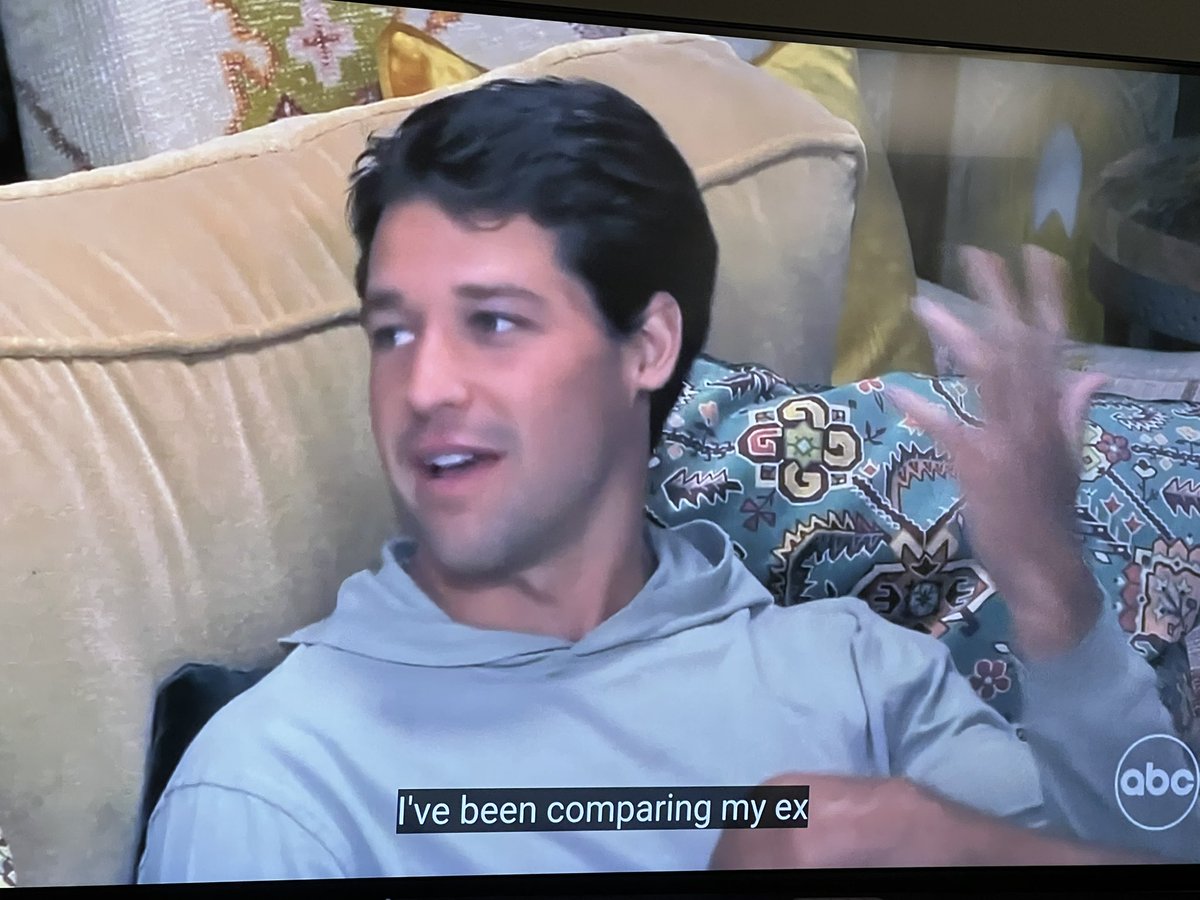 Nielsen_ecorinn's tweet photo. The audacity levels are off the charts considering he said this on camera and still lied to her face. #TheBachelorette #bachelorette https://t.co/kYRKAlmRX4