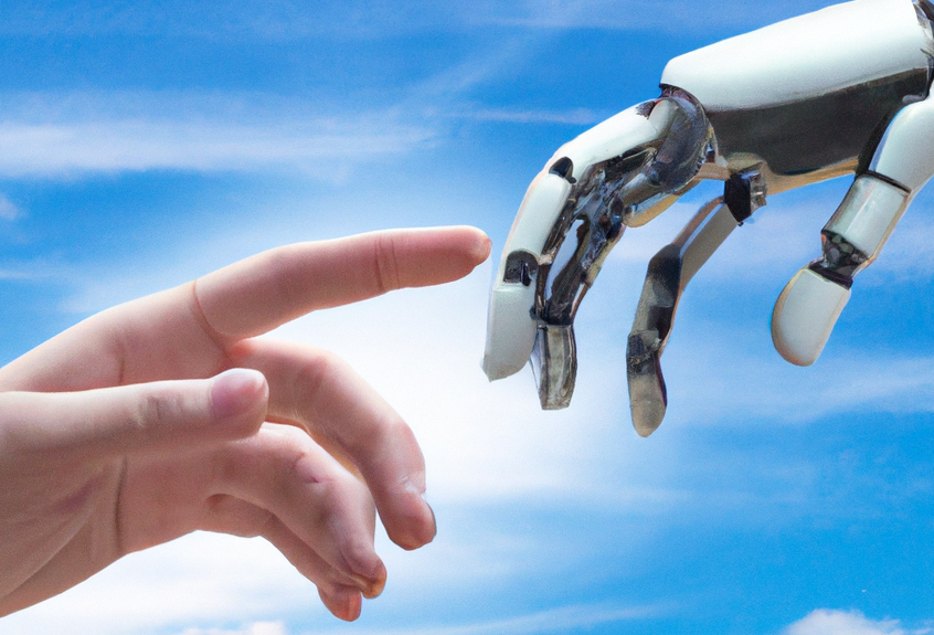 You literally "enslaved" an AI for the pictures on your website, and you didn't even so much as credit them either! This is a horrific abuse of machine learning model rights.