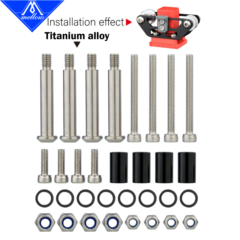 3dmellow's tweet photo. 🥳Hello everyone
Mellow CNC VzBoT Vz235 235 3D Printer Aluminum AWD Motor Mount And Y-axis Gantry Screws Pack Includes Titanium Bolts release now 🚀
🛒shop now with early bird discount 10%: https://t.co/jwxSS2H08c?
#3dmellow #vzbot #3dprinter #3dprinterpart https://t.co/np2tk5byFh