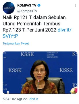 abu_waras's tweet image. Kalau Rp.121 Triliun/Bulan untuk bayar Utang nyari duitnya kemana dan darimana?