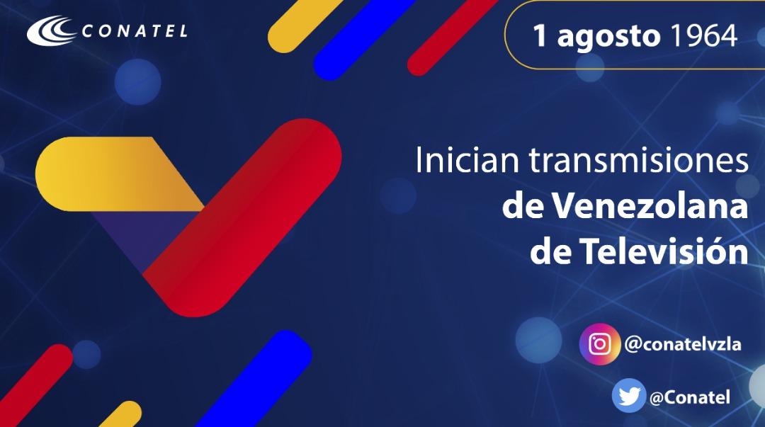 #01Ago 📝 VTV 🇻🇪

El canal del Estado está de aniversario. Desde 1964 su señal está en la televisión venezolana. 

#LaCovidNoEsJuego

<a href="/AzorenaRod/">Azorena Rodriguez</a>