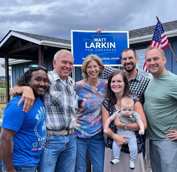 One of the best parts of this campaign has been meeting with voters from all over the 8th District and hearing their concerns.  This was a great family I met recently in Eastern Washington, and like me, they are ready for major changes in our government.    #flipthe8th