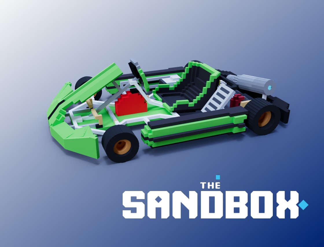 The Hudson Racing Kart will dominate the track in <a href="/TheSandboxGame/">The Sandbox</a>!!