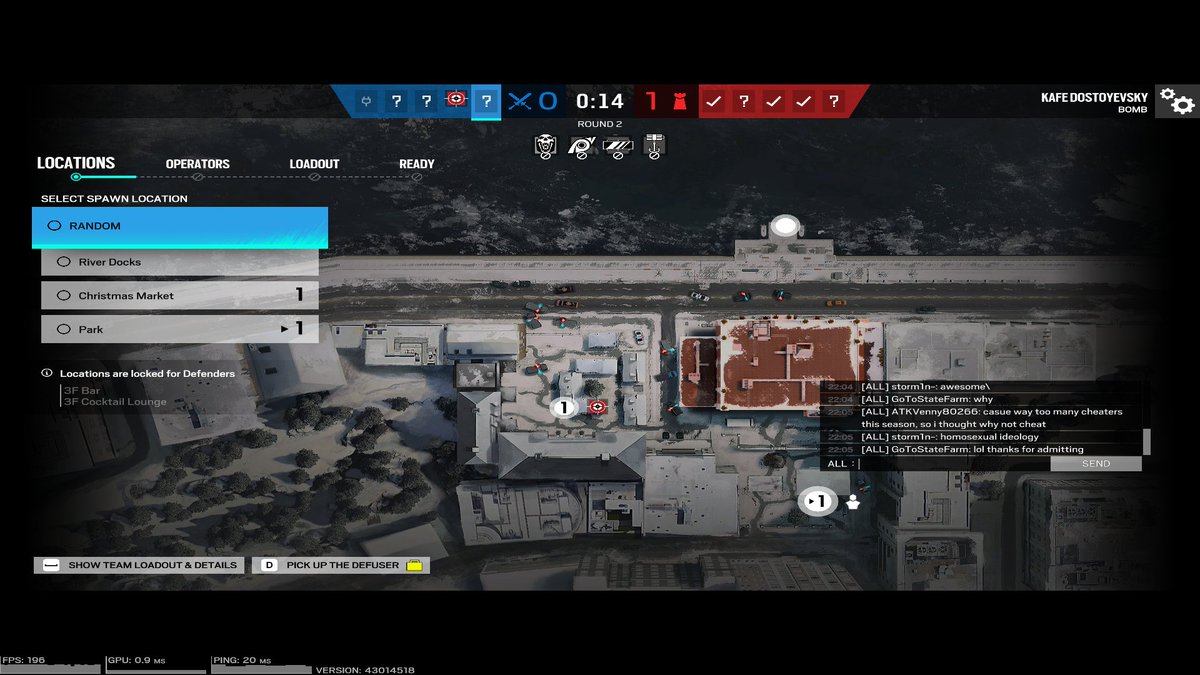 <a href="/UbisoftSupport/">Ubisoft Support</a> <a href="/Ubisoft/">Ubisoft</a> 

r6.tracker.network/profile/pc/MyD…

CHEATER ^^^ This is his real account