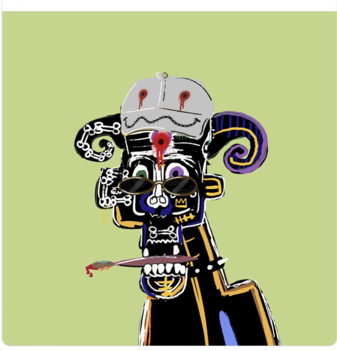 addictionshit's tweet photo. @SaNoMo0517 Come get fucked up with us with this basquiatesque art https://t.co/wBDTqK5wbH