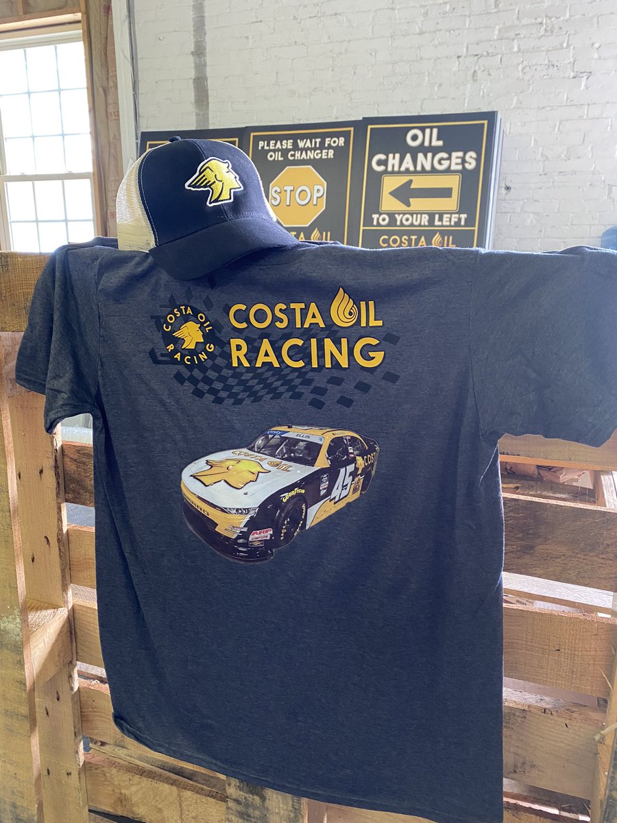 Costa Oil™ - 10 Minute Oil Change (@costaoilco) on Twitter photo This one is pretty straight forward. We’re going to give away this <a href="/ryanellisracing/">Ryan Ellis</a> T-shirt (size L) or hat to a random person who RTs and follows us. We will announce the winner on Friday! (Must have DMs open) #nascar #xfinityseries This one is pretty straight forward. We’re going to give away this <a href="/ryanellisracing/">Ryan Ellis</a> T-shirt (size L) or hat to a random person who RTs and follows us. We will announce the winner on Friday! (Must have DMs open) #nascar #xfinityseries