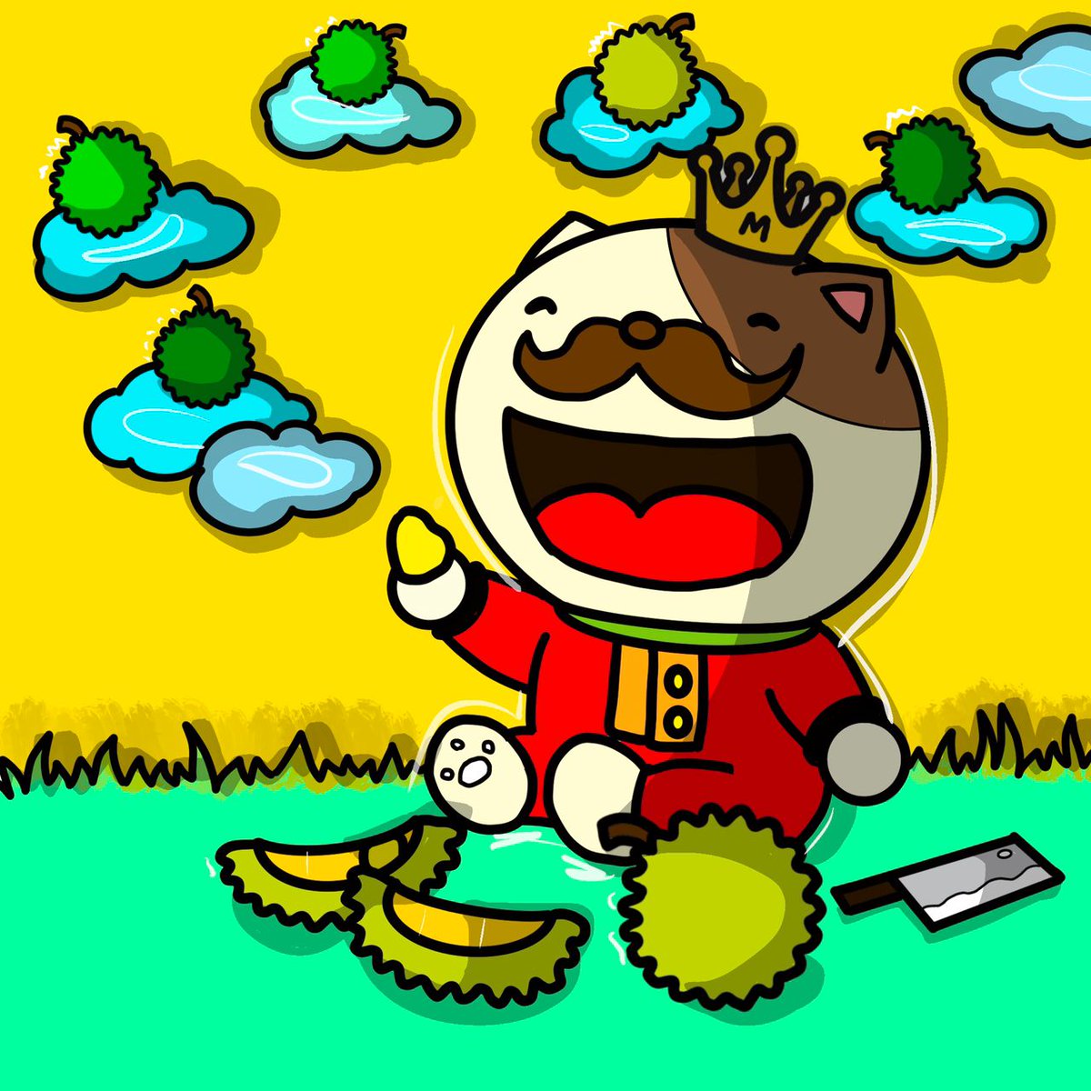 Time for some "King of fruit", right before fighting the evil...

🎁100 x @AILuckycat #WL #FREEMINT🎁
To Win 👇
1️⃣ Like RT Tag 3 on this!
2️⃣ Follow @AILuckycat
3️⃣🔔ON! 

Ends in this Sunday 7th August 2022 ⏰ 🤝✨
Countdown Began! 

#NFTCommunity #NFTGiveaway #NFT
#LuckyCatAI