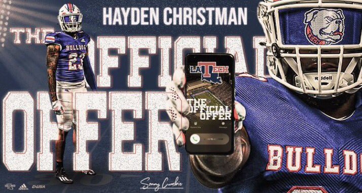 Officially a Bulldawg! 🔵🔴🐶<a href="/LATechFB/">LA Tech Football 🏈</a> <a href="/SCumbie_LaTech/">Sonny Cumbie</a> <a href="/CoachNate_Young/">Nathan Young</a> <a href="/TyBarret/">Coach Ty Barrett</a> <a href="/RecruitLouisian/">Recruit Louisiana™️</a>