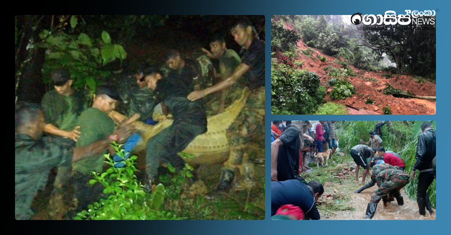 BattlementLK's tweet photo. Sri Lankan military assisting with rescue efforts in landslide affected locations. Any think tank employees who wanted to defund the military want to volunteer today? https://t.co/YW6r0iwBJV
