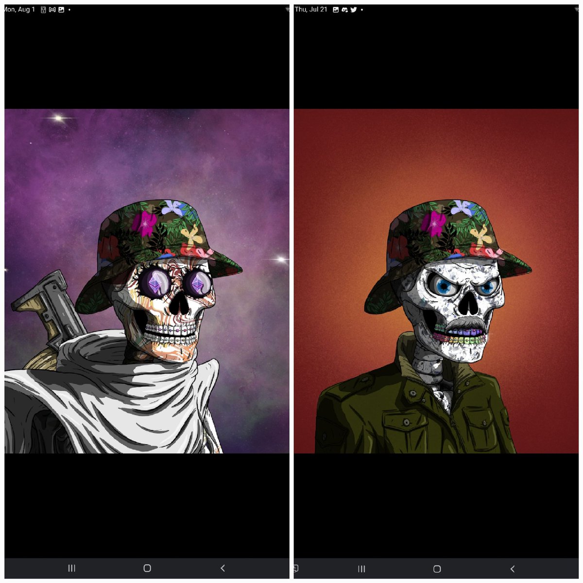 PumpkinKing72's tweet photo. @warena_wihapi @Third_EyeNFT @SupremeBonesX @paputal1 @bcameafamilyman @Danieldew101 @MaykiGTI @nharbin1 @FuegoSBX @palee_abu @Fireuppp420 Love the bucket hats on these @SupremeBonesX...low key slept on trait, imo..keep shinnin' fam...#SBX #BucketHatCrew https://t.co/OPz4mEPEG7