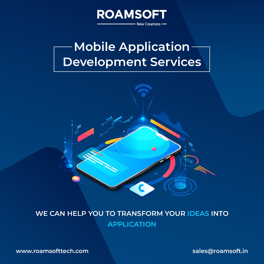roamsofttech's tweet photo. Need customized mobile application services to achieve your business goals? Give us a call today!

Get in touch with us:
Call us- +91 739-738-6664
Website- https://t.co/lYbYJhw3Ew

#appdevelopment #appdesigner #webdeveloper #webdevelopers #websitedevelopment  #clonescripts https://t.co/G7KyHahLz4