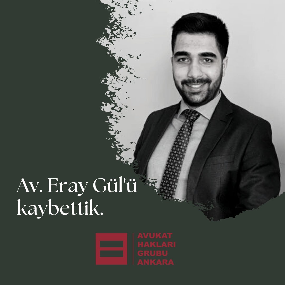 Eray'ımızı kaybettik.
Tüm cümlelerimiz eksik. 
Yarım kalmış, anlatılamayan bir hikaye gibiyiz.
İçimiz sensizlikle dolu.
Vicdanını kimliği yapmış, çalışkan ve kalender delikanlımız gitti.
Bu lânetli ve yitik çağda sen ve sana dair olan her şey onurumuzdur artık.
Işıklar içinde uyu