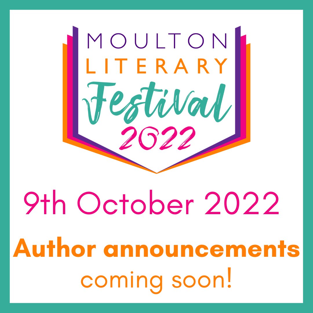 Just over 2 months until Moulton Literary Festival! Keep your eyes peeled for details of the fantastic authors and events we've got planned.

#northamptonevents #literaryfestival #books #moultonliteraryfestival #authors