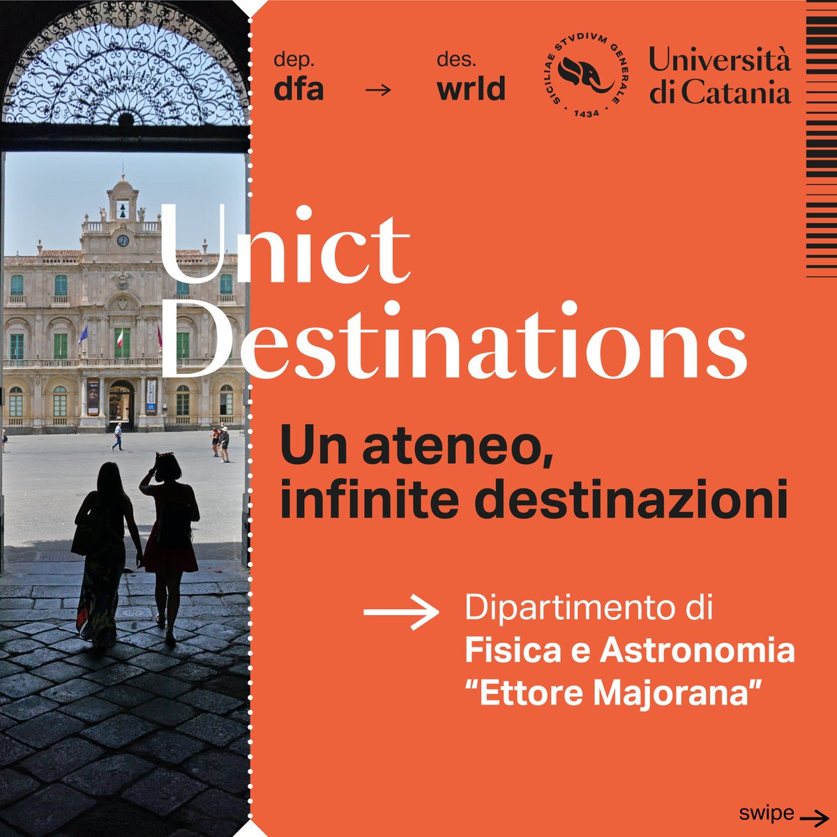 unict_it's tweet photo. ✈️#unictdestinations 👉 il Dip. di Fisica e Astronomia "Ettore Majorana":

📌 corso di laurea triennale in Fisica
📌 corso di laurea magistrale in Physics (in lingua 🇬🇧 e con Doppio Titolo).

🌐 https://t.co/cd0pzpGW4p

ℹ️👉 https://t.co/uZcej5Bifw https://t.co/iriOnwgNWt