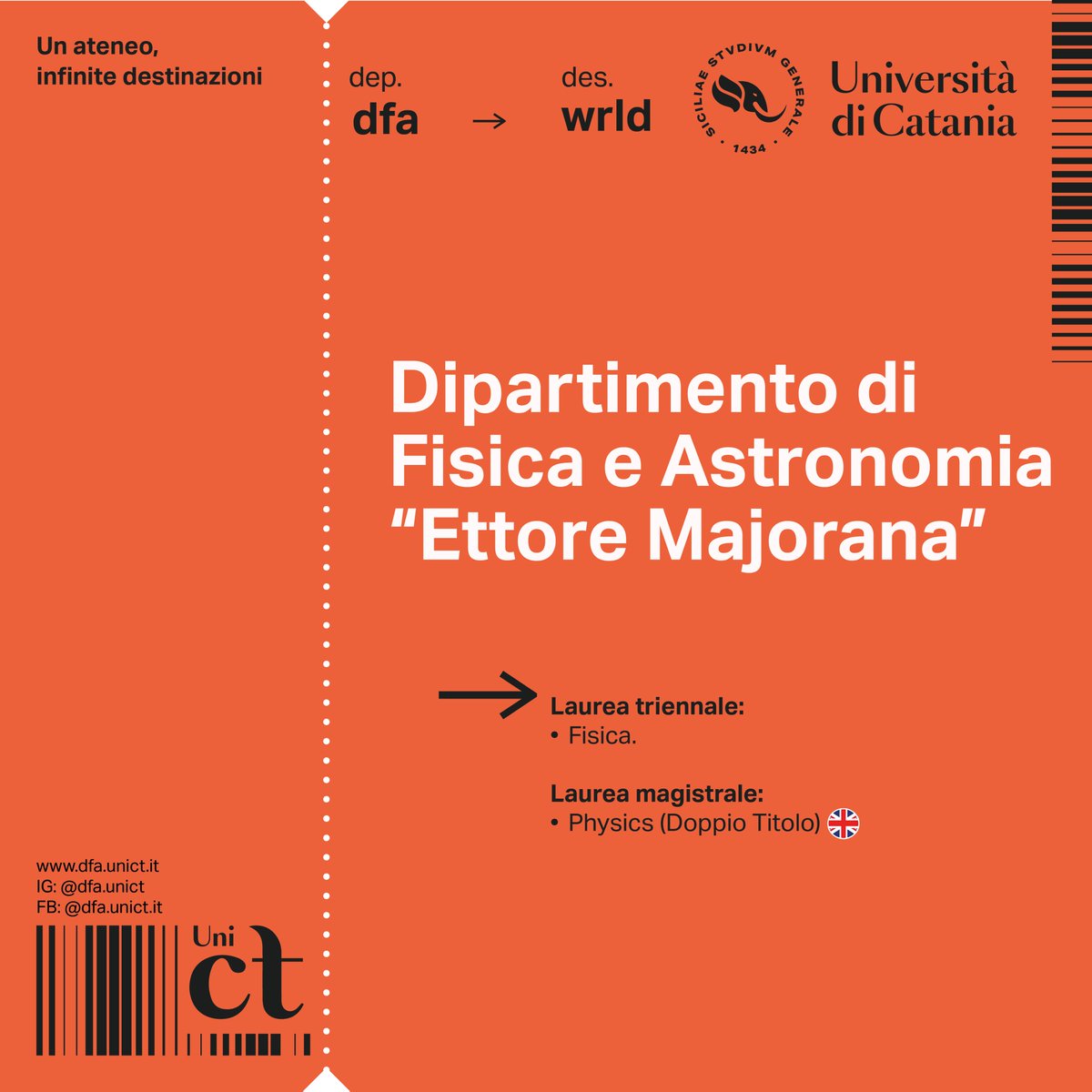 unict_it's tweet photo. ✈️#unictdestinations 👉 il Dip. di Fisica e Astronomia "Ettore Majorana":

📌 corso di laurea triennale in Fisica
📌 corso di laurea magistrale in Physics (in lingua 🇬🇧 e con Doppio Titolo).

🌐 https://t.co/cd0pzpGW4p

ℹ️👉 https://t.co/uZcej5Bifw https://t.co/iriOnwgNWt