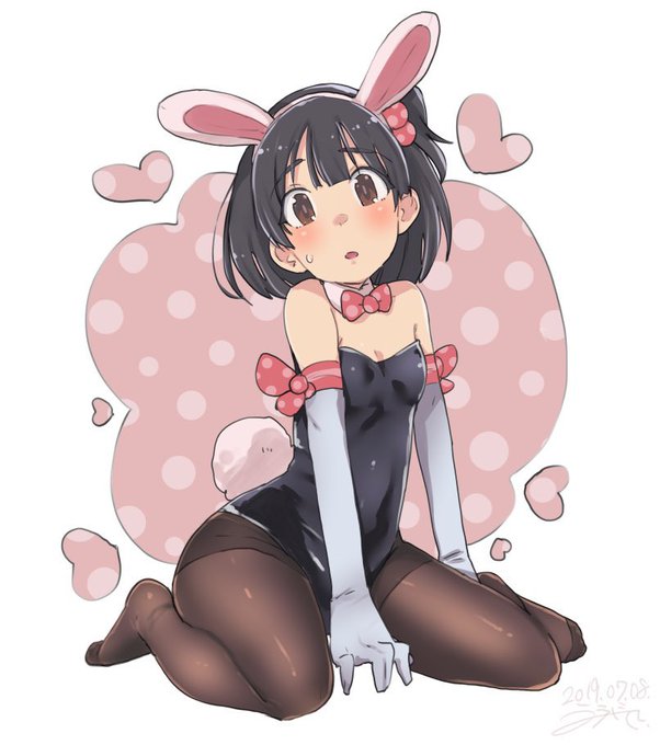 バニーな育ちゃん🐰💕#中谷育  【#過去ウシ絵】 #バニーの日 