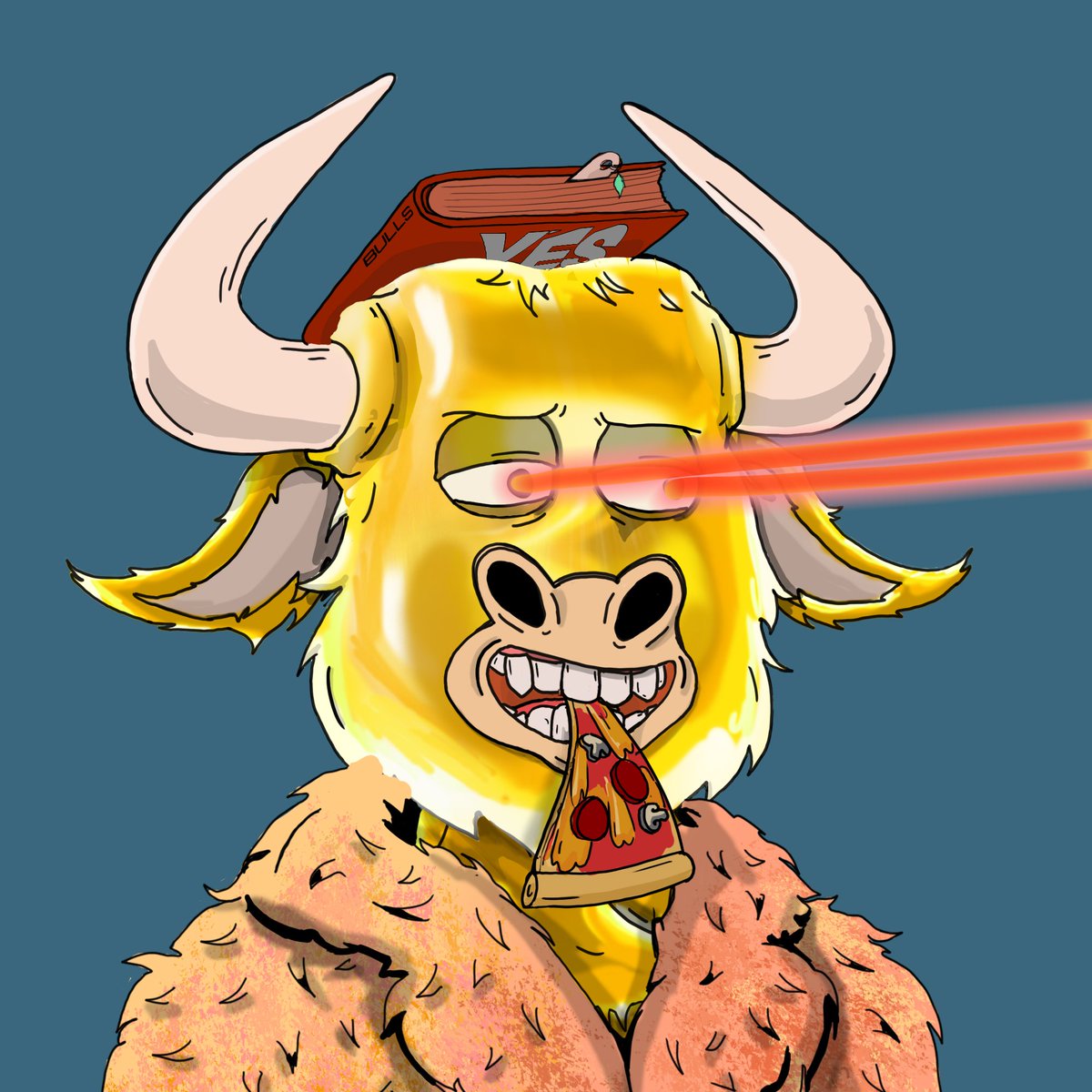 Mutantklan's tweet photo. @YesBullsNFT 
show me something more artistic and better than Yesbulls NFTs, we're grabbing the NFT world by their horns

https://t.co/6dO52SmGFY discord  link.
#solanNft #solana #nftgiveaway https://t.co/xH2rvqnW5O