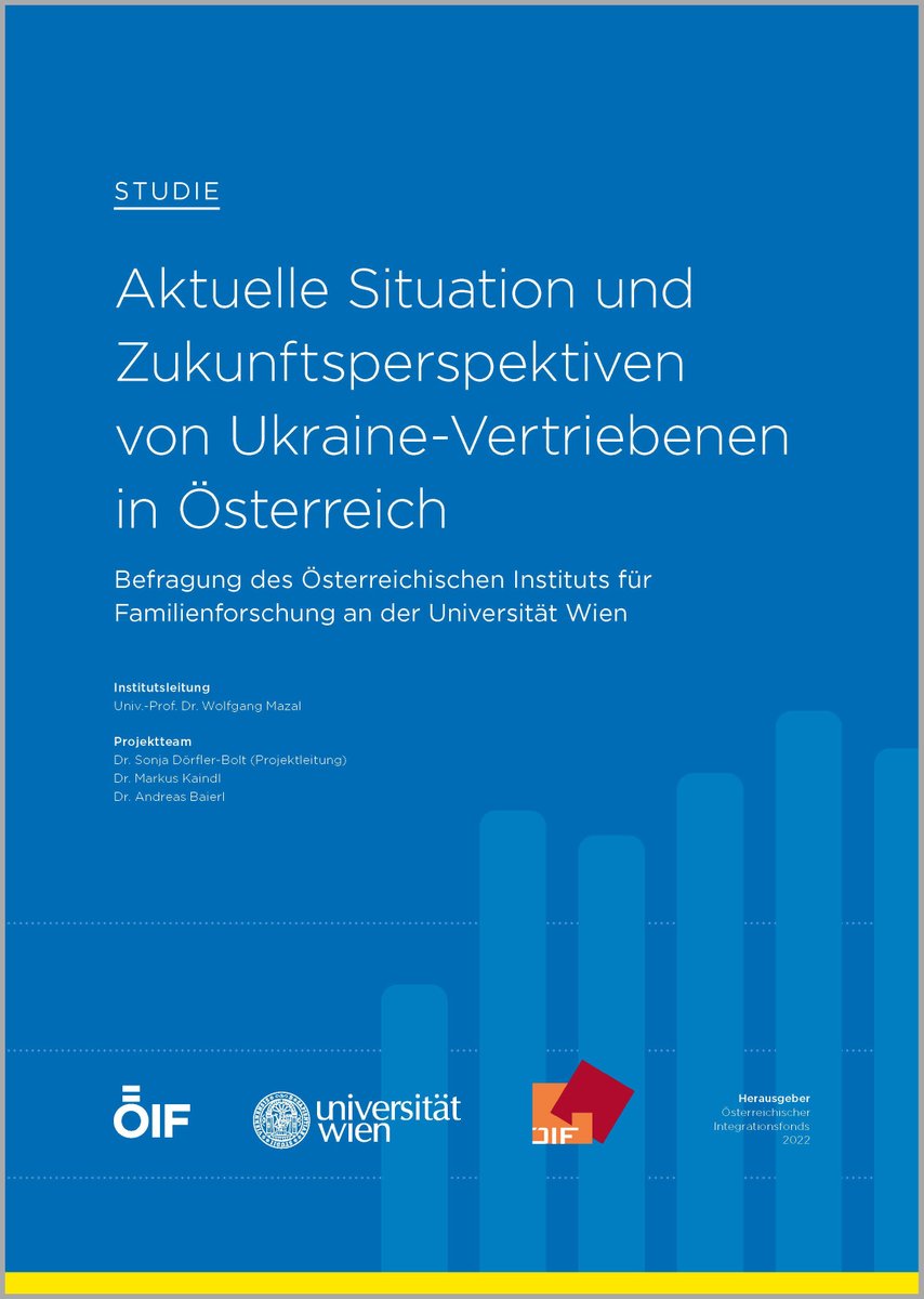 oif_univie's tweet photo. Hohes Sicherheitsgefühl, Zufriedenheit mit der Versorgung in 🇦🇹, aber große Unsicherheiten wegen der Zukunft. Das sind Ergebnisse einer Befragung vertriebener #Frauen aus der #Ukraine 🇺🇦 durch #oif_univie im Auftrag des #Integrationsfonds.

👉 https://t.co/zDk43B5Xkc https://t.co/nzCzgIEqOy