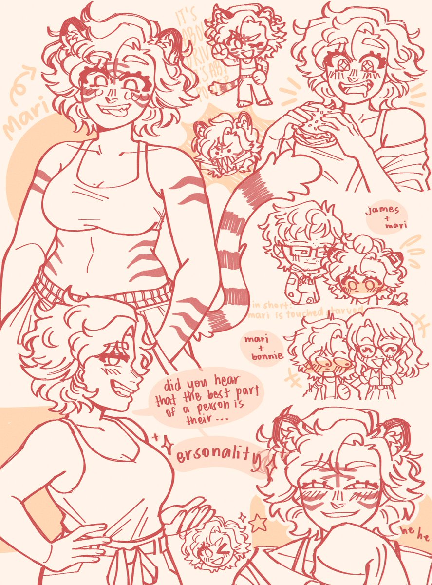 litro's favorite himbo!! 🤪🐯 #wedginaaocs 