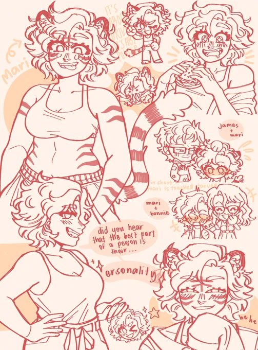 litro's favorite himbo!! 🤪🐯 #wedginaaocs 