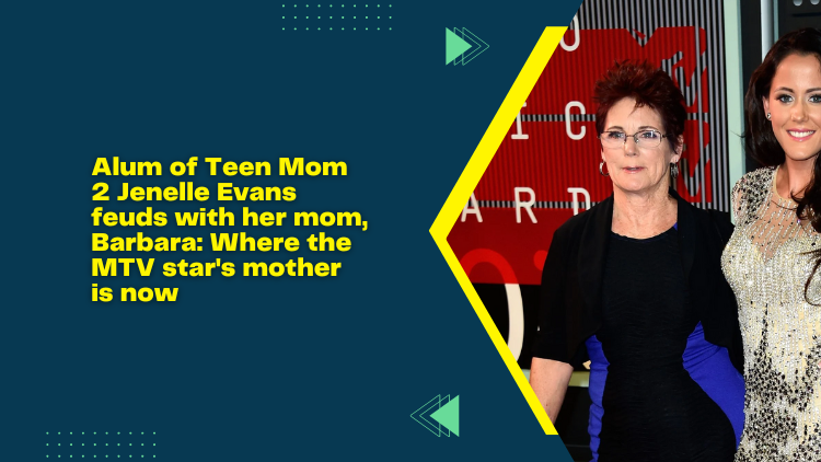Alum of Teen Mom 2 Jenelle Evans feuds with her mom, Barbara: Where the MTV star's mo...
https://t.co/W3mdurDPRB
#TeenMom2 #JenelleEvans #Barbara #MTVstars #entertainment https://t.co/Ca4SFvyxSj