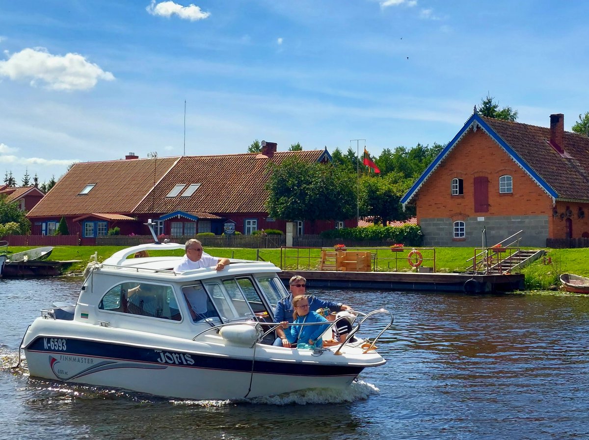 DMickeviciene's tweet photo. Boating in and around #Rusne (Lithuania) was such a pleasure! https://t.co/Mq1OcHUXEA