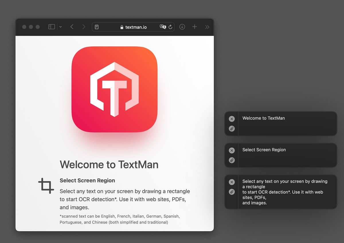 textman_app's tweet photo. Version 1.4.1 – whereami

Fixes overlay position when more than one monitor is available. 👀

https://t.co/cAzD7wxCu4
https://t.co/Ll4DVWIZCs https://t.co/mNTBmbxC4j