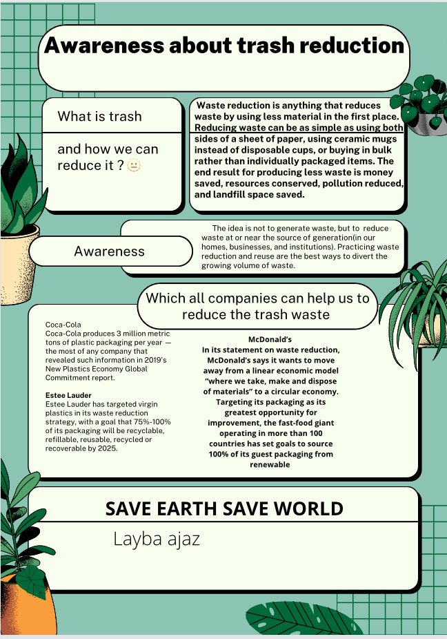 Ceeba_Stalin's tweet photo. Gratitude Task: Awareness about Trash Reduction 
@AbhilashaTochi @anurag29159611 @ShiningStarSchl 
@BestSchoolPrize 
@T4EduC 
@ADEK_tweet 
@StrongSchoolsTN 
@VikasPota https://t.co/1r1dFhSGfL