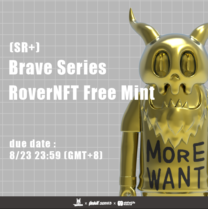 【Brave Series SR+ Rover NFT Free Mint 開始】
SR+  RNFT 持有者現可 Free Mint RoverNFT 囉 🎉
🚀鑄造網站：fandoranft.com
🚀鑄造教學：bit.ly/3cXCIKi 

#NFT #RNFT #FreeMint #BraveSeries