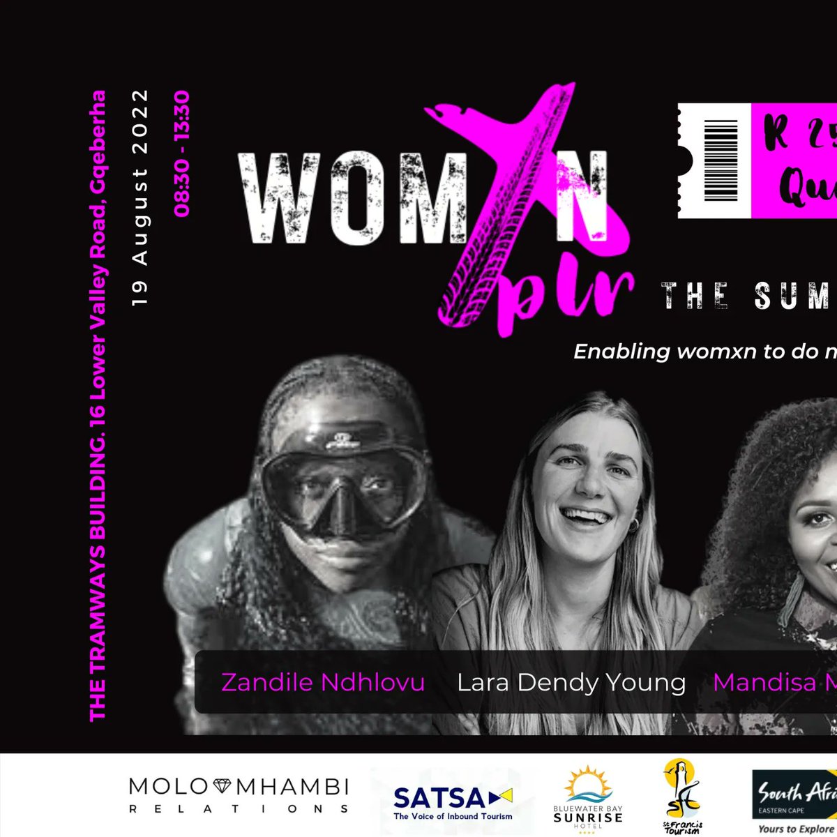 TramwaysB's tweet photo. @umhlobowenenefm and @mpumakapa_tv will be broadcasting live from the @thetramwaysbuilding. Get your ticket soon and join the great @molomhambipr womens expo.
 
For more info. check Molo Mhambi Relations on Instagram and Facebook. https://t.co/clk8NxT4Dz