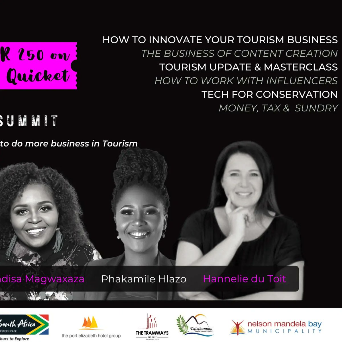 TramwaysB's tweet photo. @umhlobowenenefm and @mpumakapa_tv will be broadcasting live from the @thetramwaysbuilding. Get your ticket soon and join the great @molomhambipr womens expo.
 
For more info. check Molo Mhambi Relations on Instagram and Facebook. https://t.co/clk8NxT4Dz