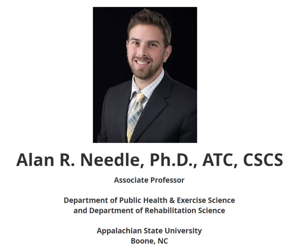 Int Ankle Symposium 2022 OnDemand from October 29 (@ias2022_japan) on Twitter photo Introduction to Keynote Speaker <a href="/IAS2022_JAPAN/">Int Ankle Symposium 2022 OnDemand from October 29</a>📢
The second keynote speaker is Dr. Needle, an associate professor in the Department of Public Health & Exercise Science at Appalachian State University.
To learn more, visit ias2022japan.com/dr-needle-bio Introduction to Keynote Speaker <a href="/IAS2022_JAPAN/">Int Ankle Symposium 2022 OnDemand from October 29</a>📢
The second keynote speaker is Dr. Needle, an associate professor in the Department of Public Health & Exercise Science at Appalachian State University.
To learn more, visit ias2022japan.com/dr-needle-bio