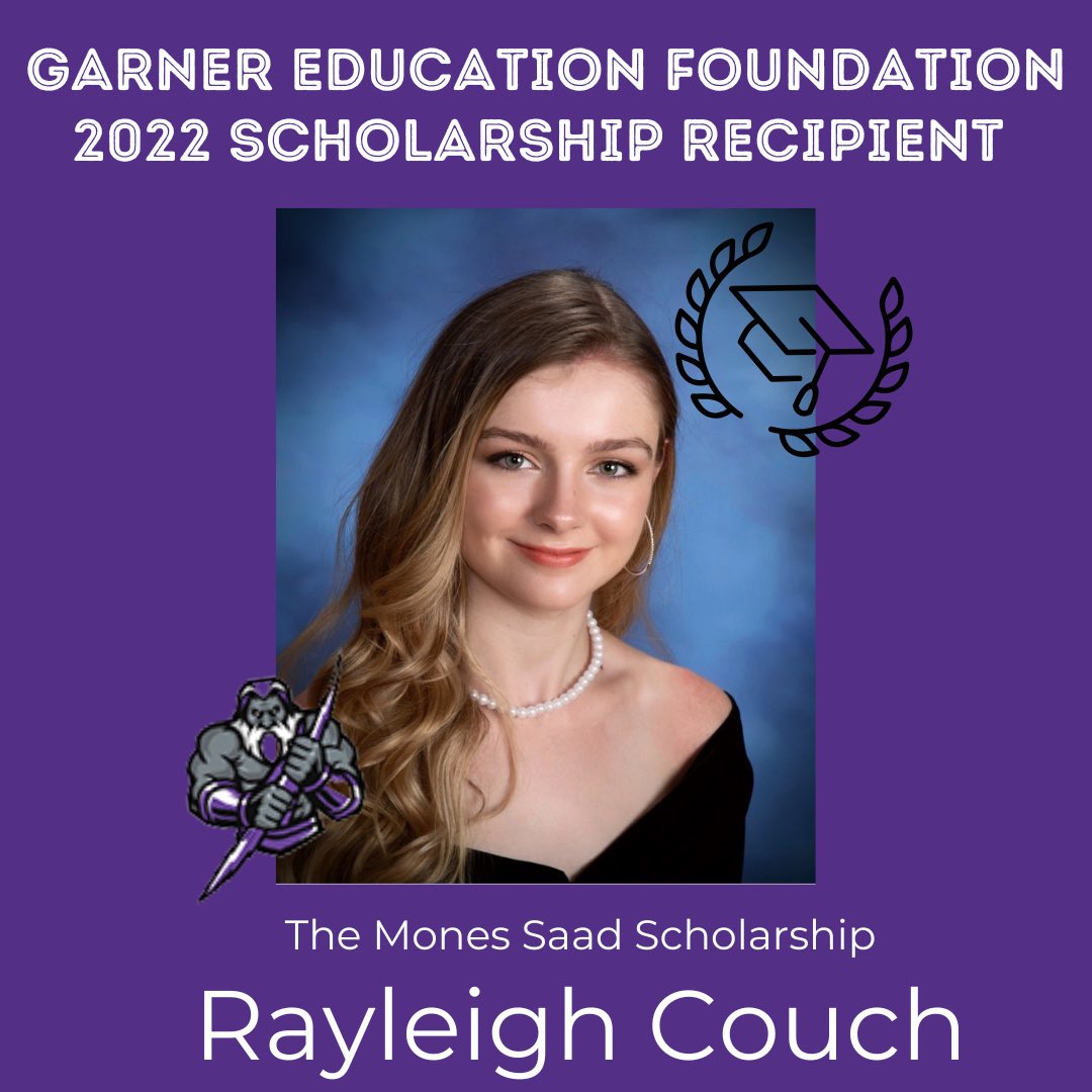 garner_gef's tweet photo. Our 2022 Scholarship Recipients will be starting college in the next few weeks! We are still celebrating their accomplishments! @GarnerChamber @TownofGarner @SouthGarnerHS @SEasternArea @JamesOverman4 https://t.co/E4dCTaa3pY